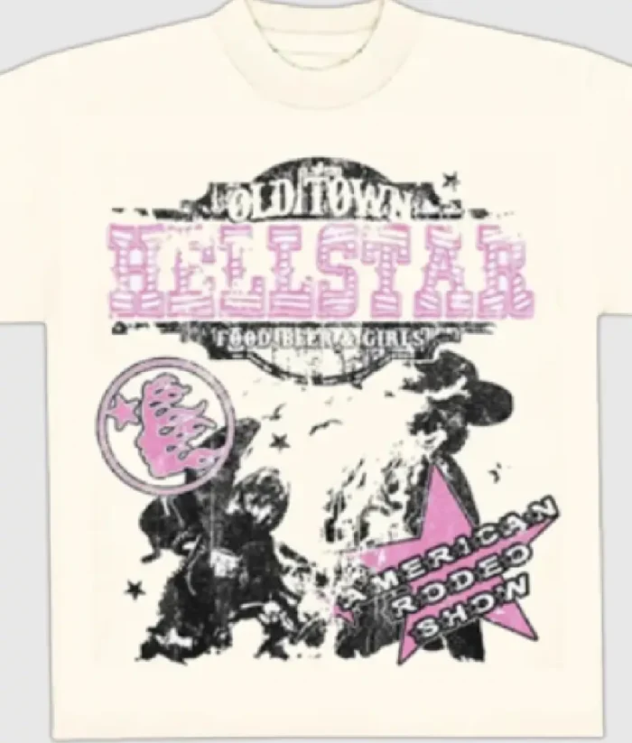 Hellstar Amercian Rodeo Show T-Shirt Cream