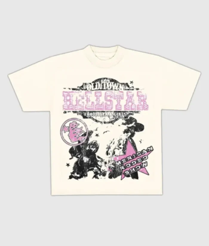 Hellstar Amercian Rodeo Show T-Shirt Cream