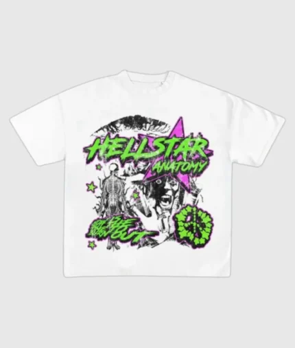 Hellstar Anatomy T-Shirt White