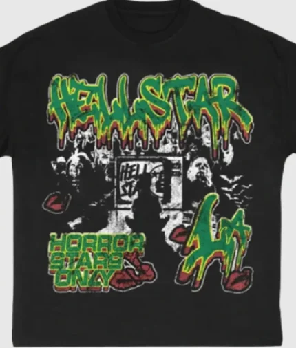 Hellstar Horror Stars Onzy T-Shirt Black