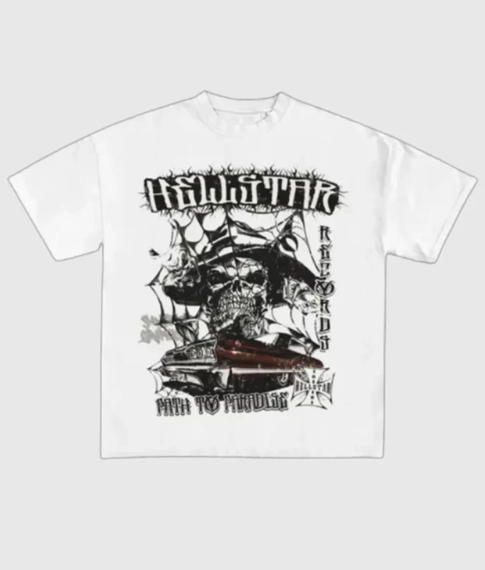 Hellstar Records Path T-Shirt White