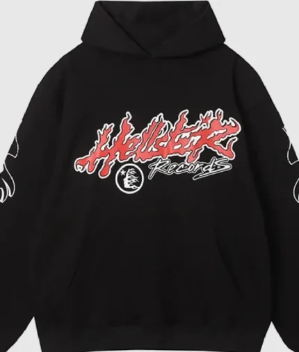 Hellstar Studio Records Hoodie Black