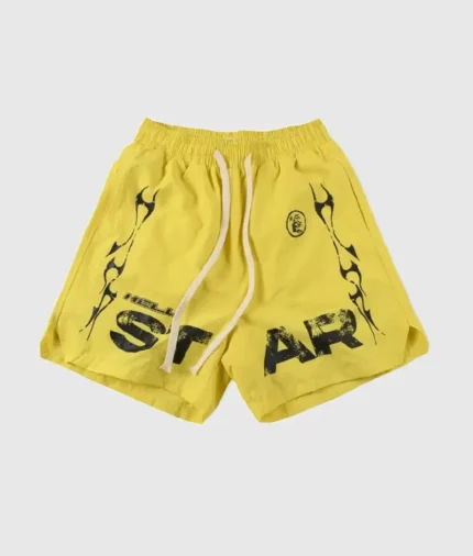 Hellstar Studios Records Star Shorts Yellow